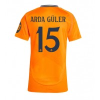 Maglia Calcio Real Madrid Arda Guler #15 Seconda Divisa Donna 2024-25 Manica Corta